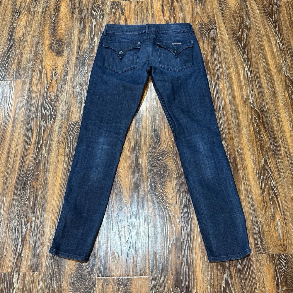 Hudson Collin Skinny Denim Jeans Womens 29 Blue Low Rise Dark Wash Stretch 29X31